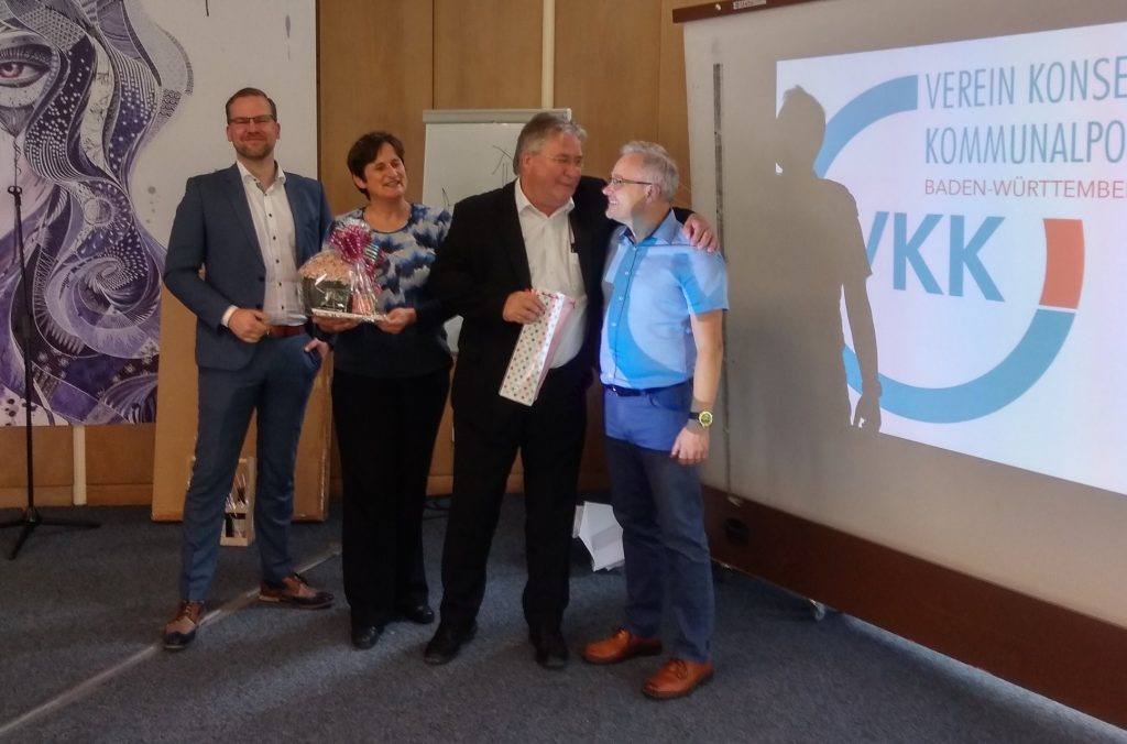 Kommunalpolitisches Treffen im September 2019 Kommunalpolitisches Treffen im September 2019 mit Ruth Rickersfeld, Joachim Hülscher und Marc Bernhard