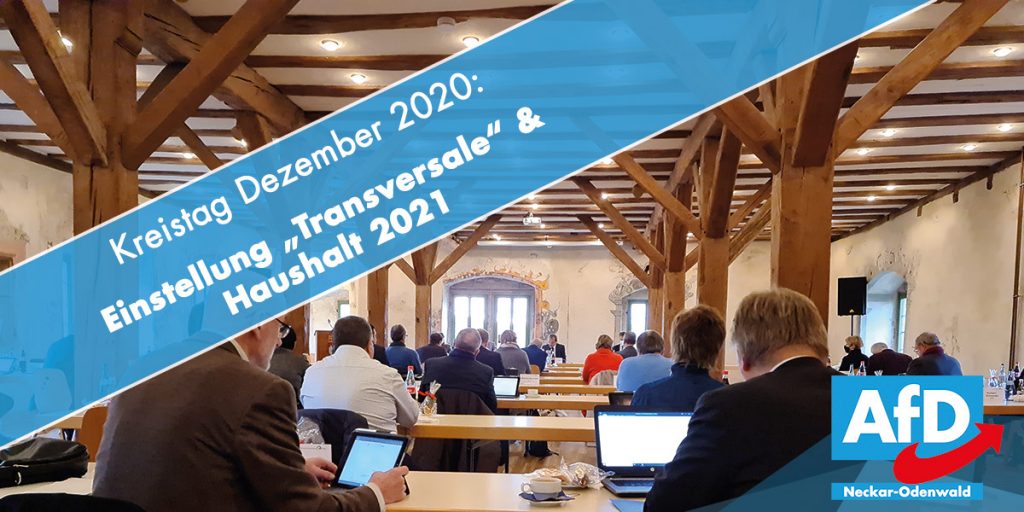 Kreistag Dezember 2022: Transversale und Kreishaushalt 2021