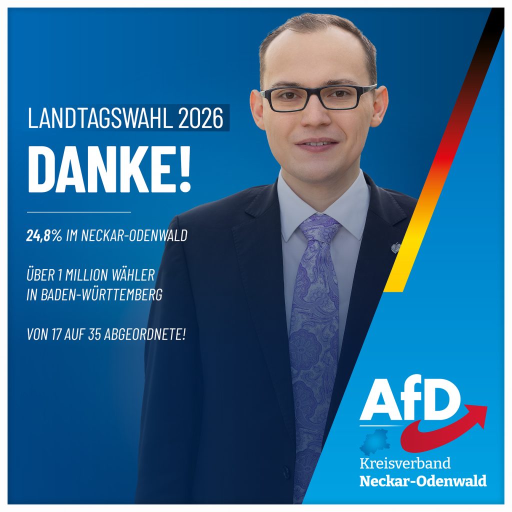 Landtagswahl 2026: Ein großer Erfolg im Neckar-Odenwald!