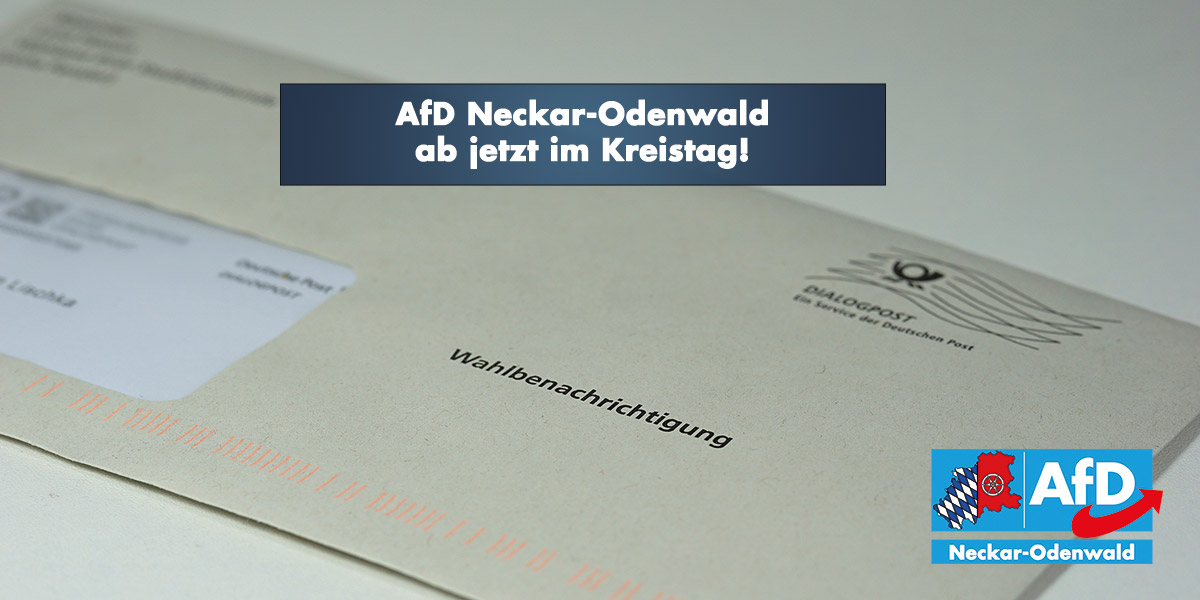 AfD Neckar-Odenwald ab jetzt im Kreistag!